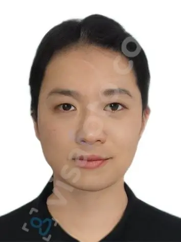 Ejemplo de foto de un visado electrónico chino